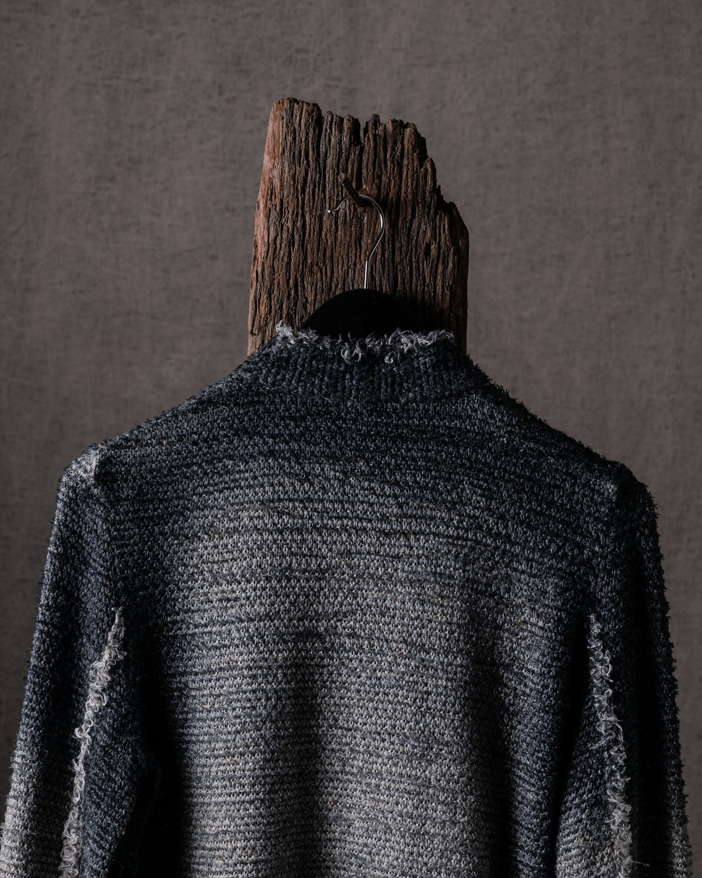 Woman Irregular Mat Stitch Rever Jacket N/Nero