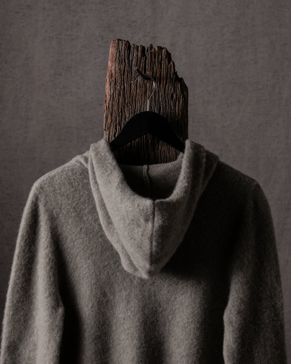Man Carded Zipped Hoodie Rosmarino