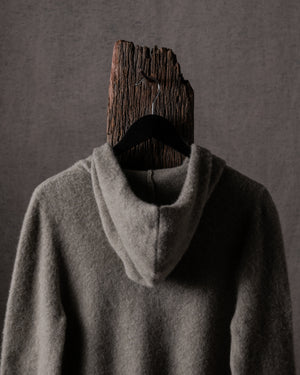 Man Carded Zipped Hoodie Rosmarino