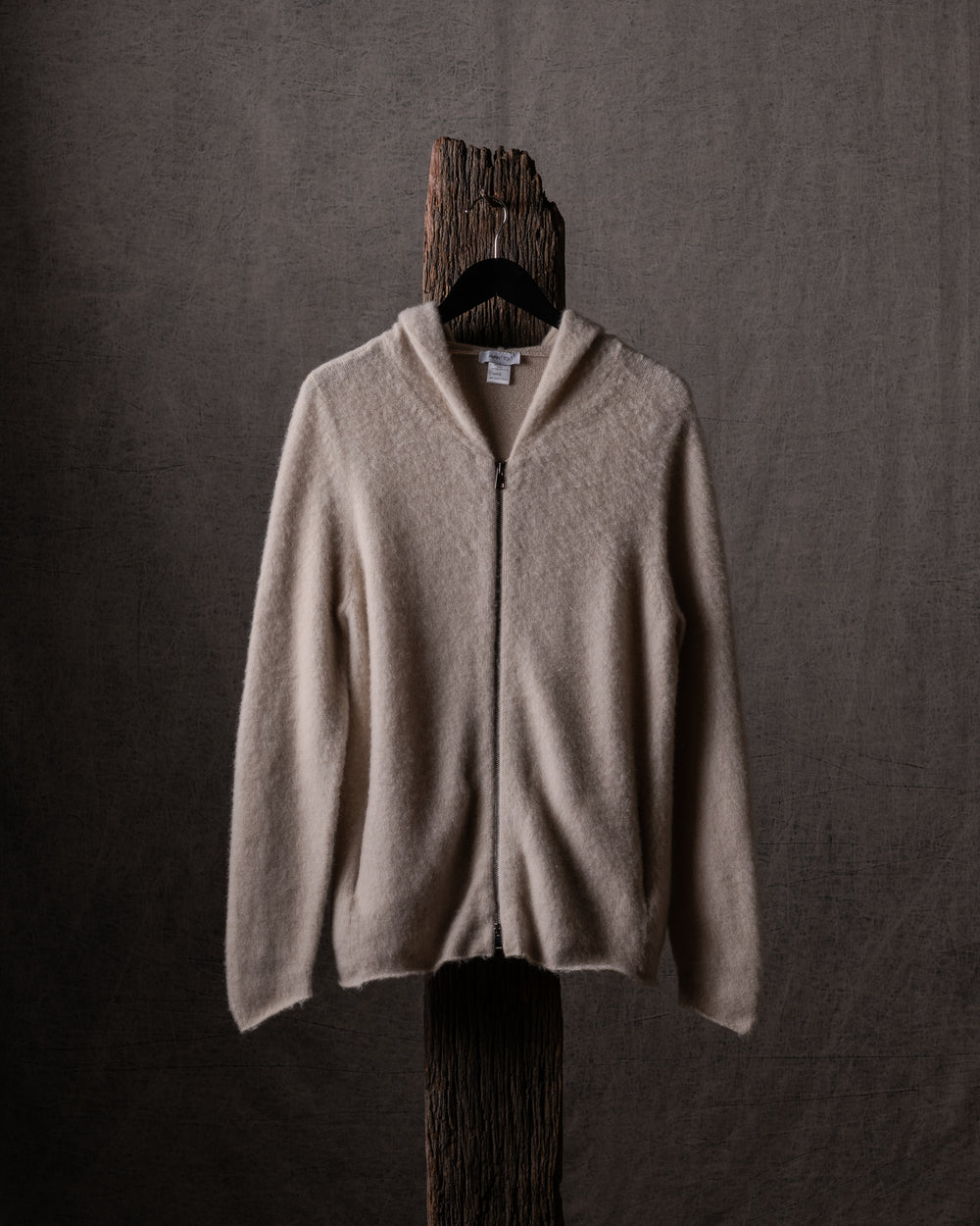 Man Carded Zipped Hoodie Saraceno