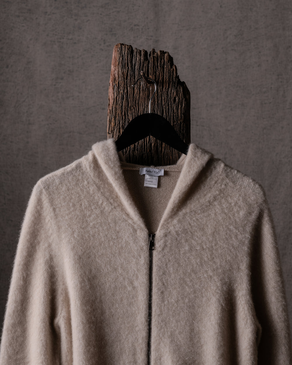 Man Carded Zipped Hoodie Saraceno