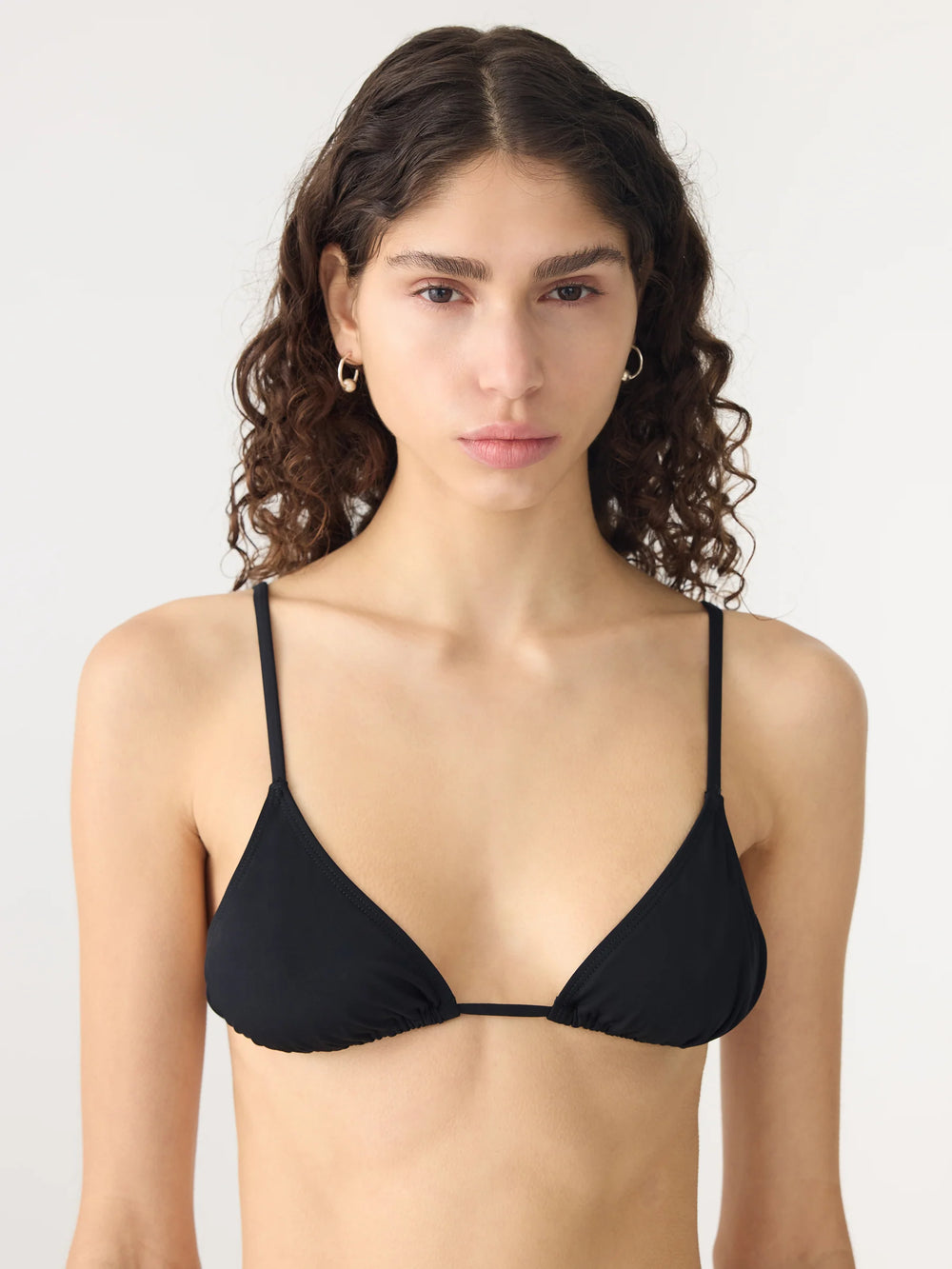 Tie Back Bikini Top Black