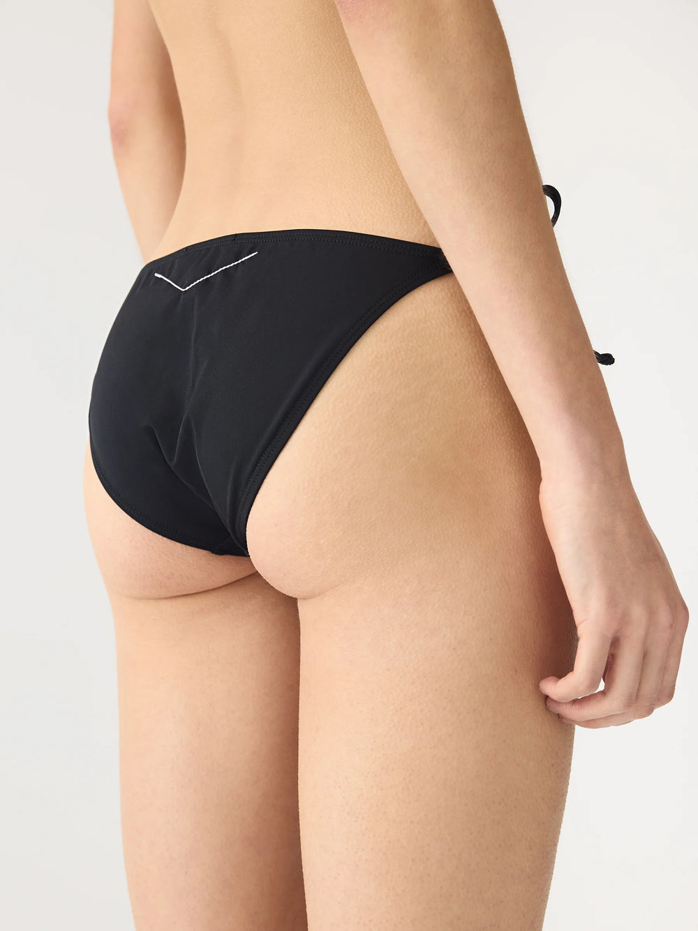 Side Tie Bikini Bottom Black