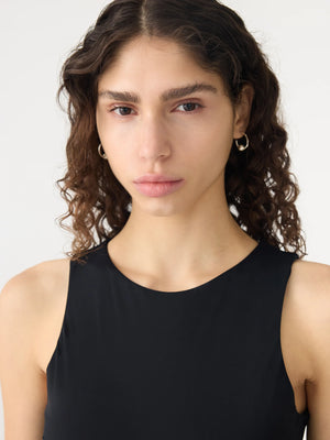 Black Cut Out Detail One Piece