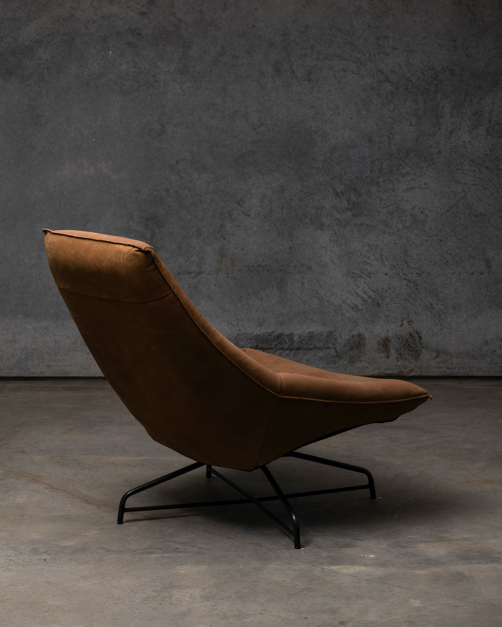 Beal Swivel Chair Old Glory Frame - Aurula Sienna