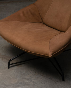 Beal Swivel Chair Old Glory Frame - Aurula Sienna