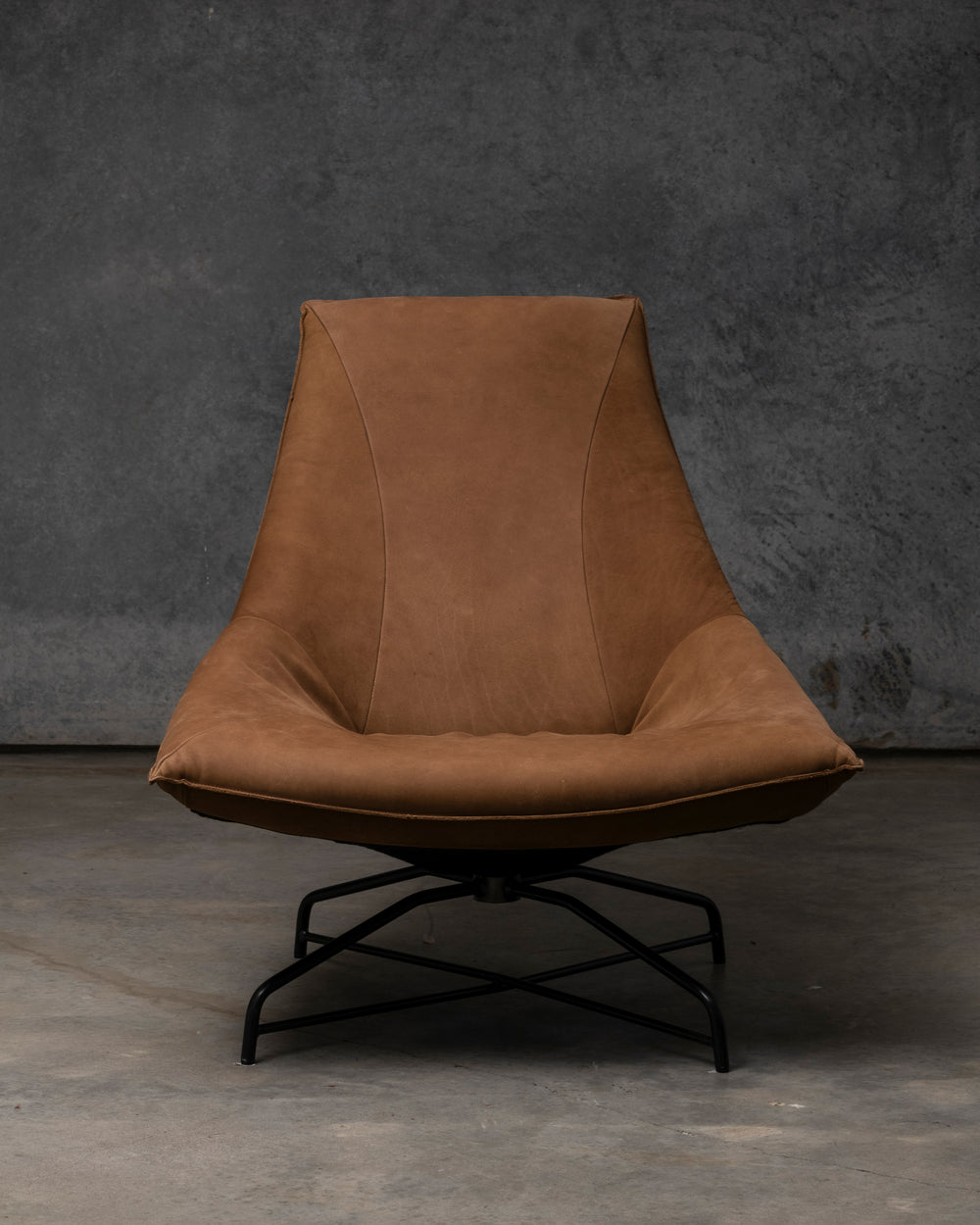 Beal Swivel Chair Old Glory Frame - Aurula Sienna