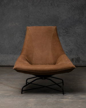 Beal Swivel Chair Old Glory Frame - Aurula Sienna