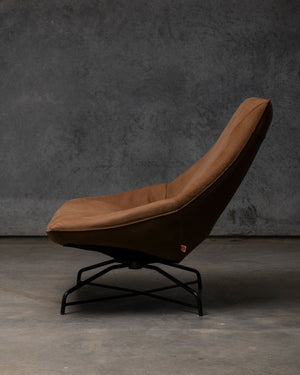 Beal Swivel Chair Old Glory Frame - Aurula Sienna