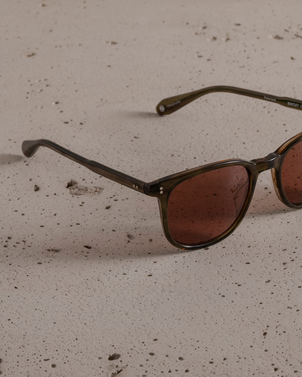 Bentley Sun Olive Tortoise / Bordeaux Polar