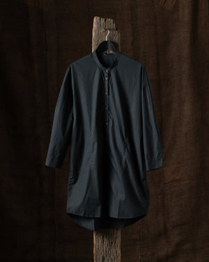 Shirt Dress Cotton Black