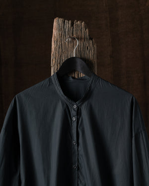 Shirt Dress Cotton Black