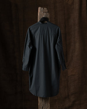Shirt Dress Cotton Black