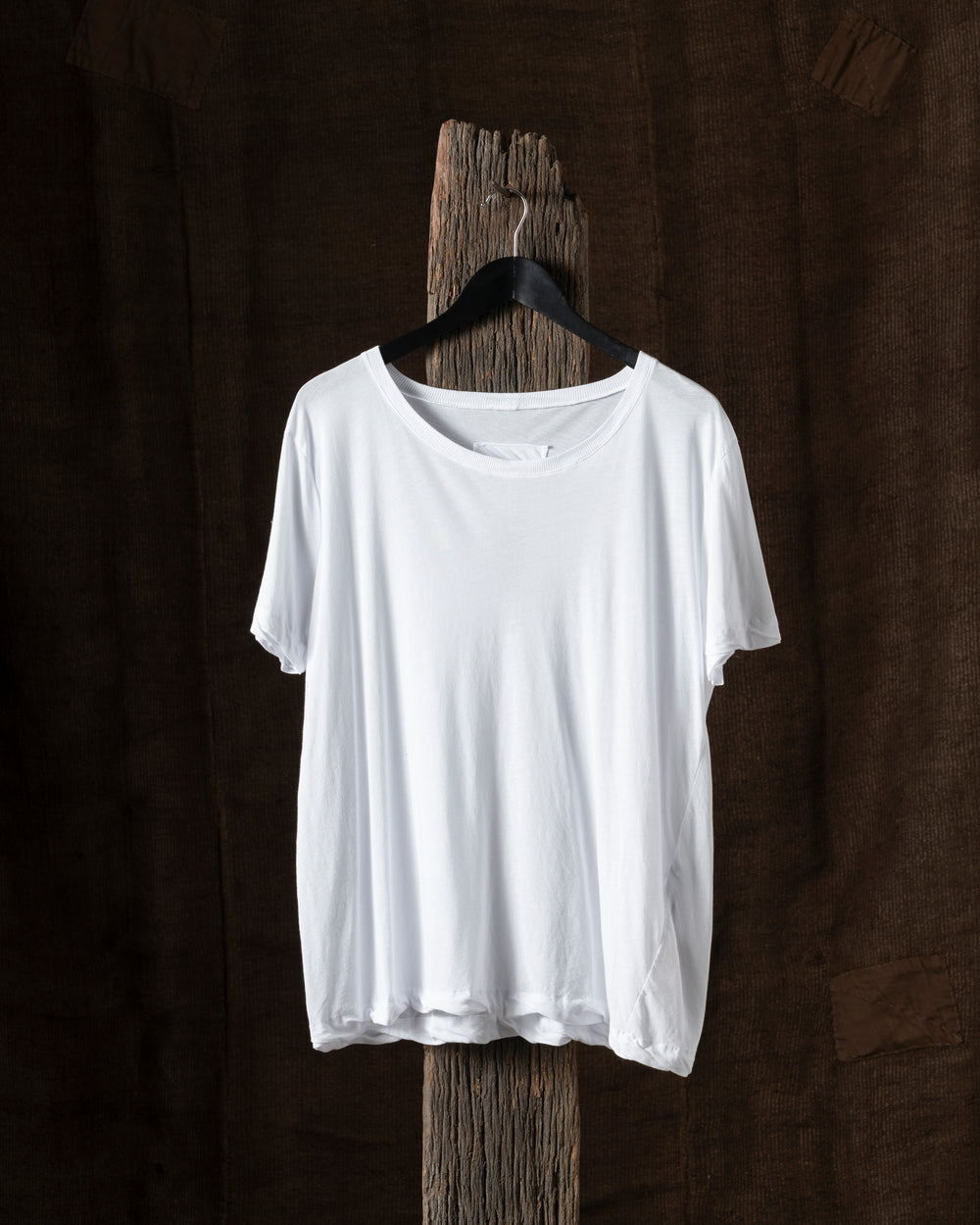 Fine Cotton Tee Shirt White
