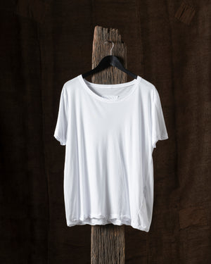Fine Cotton Tee Shirt White