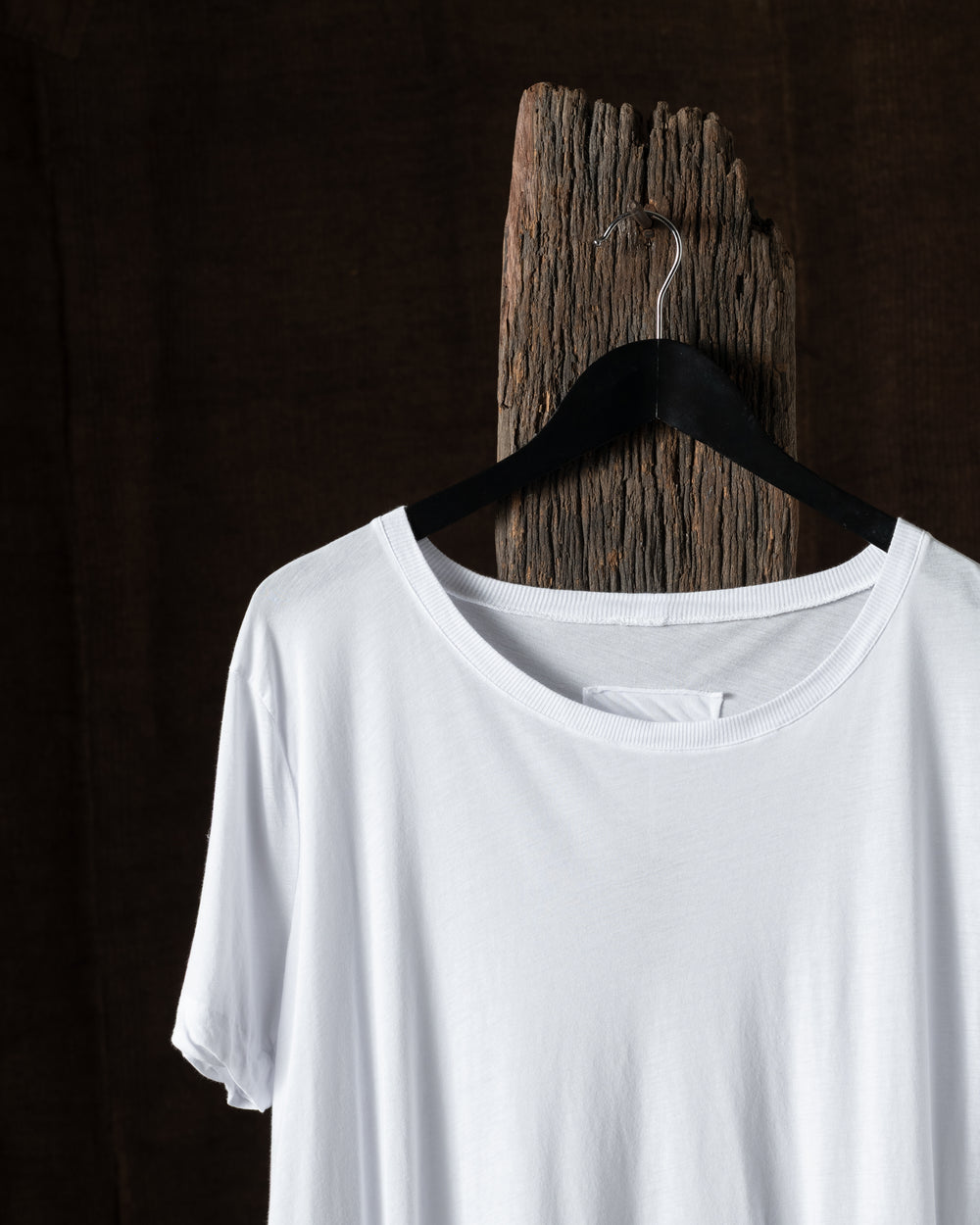 Fine Cotton Tee Shirt White