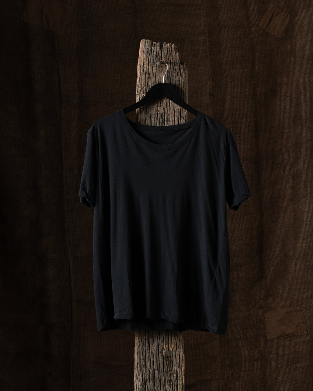 Fine Cotton Tee Shirt Black