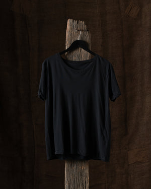 Fine Cotton Tee Shirt Black