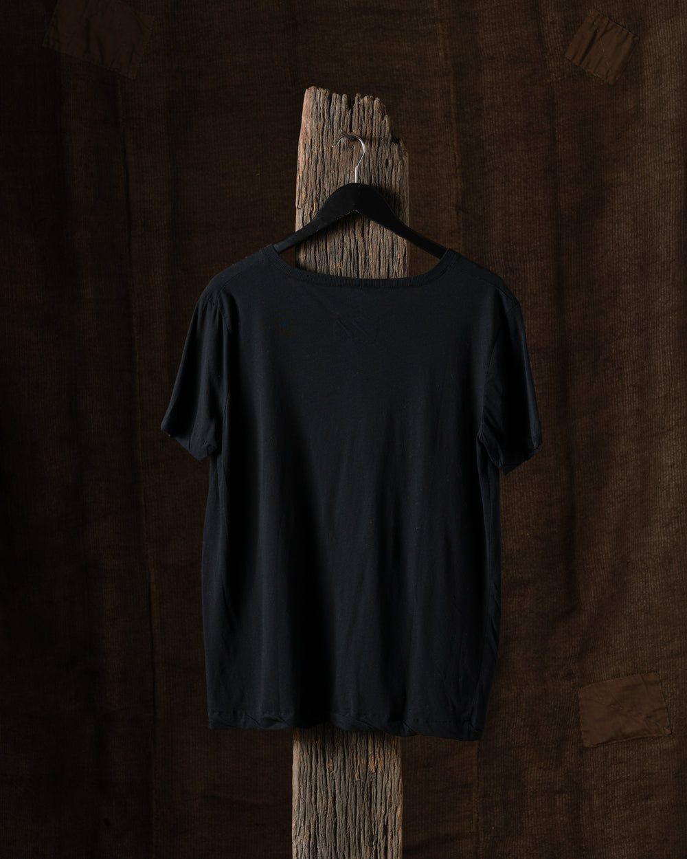 Fine Cotton Tee Shirt Black