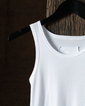 Singlet Washed Cotton White