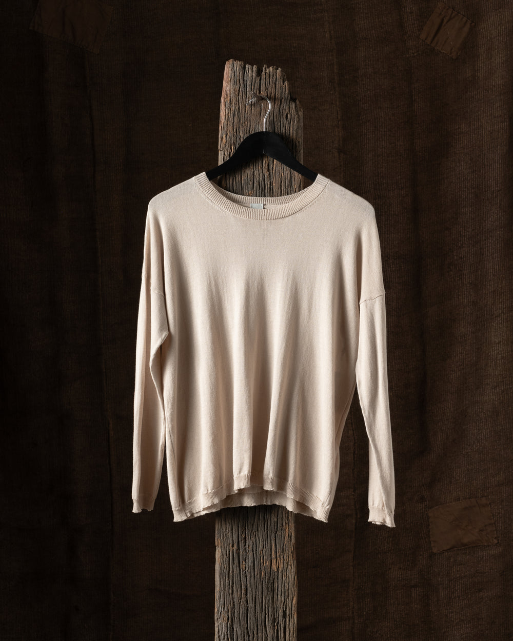 Sweater Cotton Knit Latte