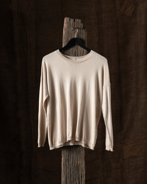 Sweater Cotton Knit Latte
