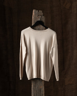 Sweater Cotton Knit Latte