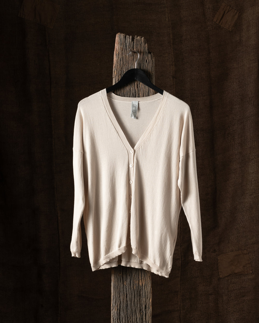 Cardigan Cotton Knit Latte