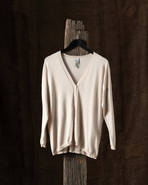 Cardigan Cotton Knit Latte
