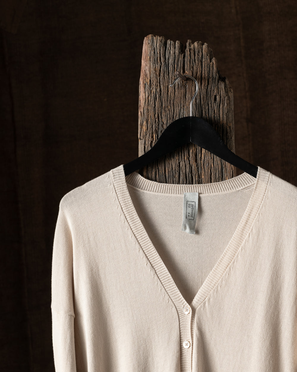Cardigan Cotton Knit Latte