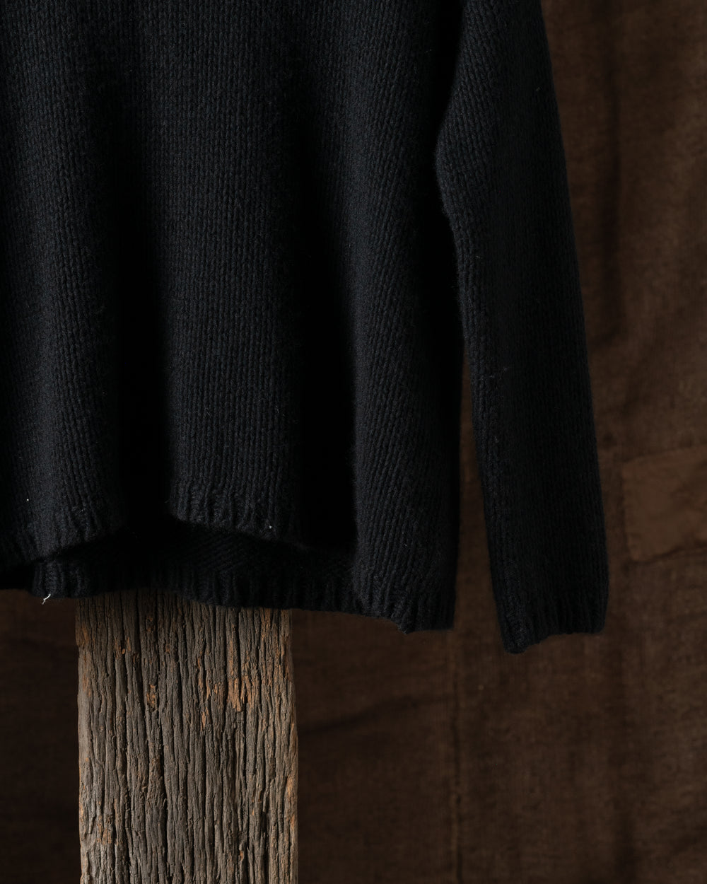 Sweater Cashmere Knit Black