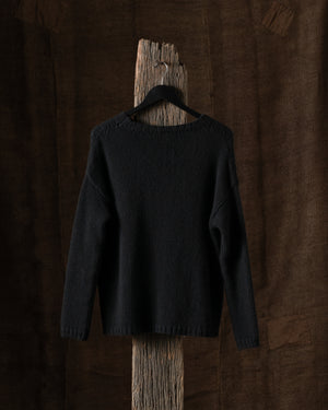 Sweater Cashmere Knit Black