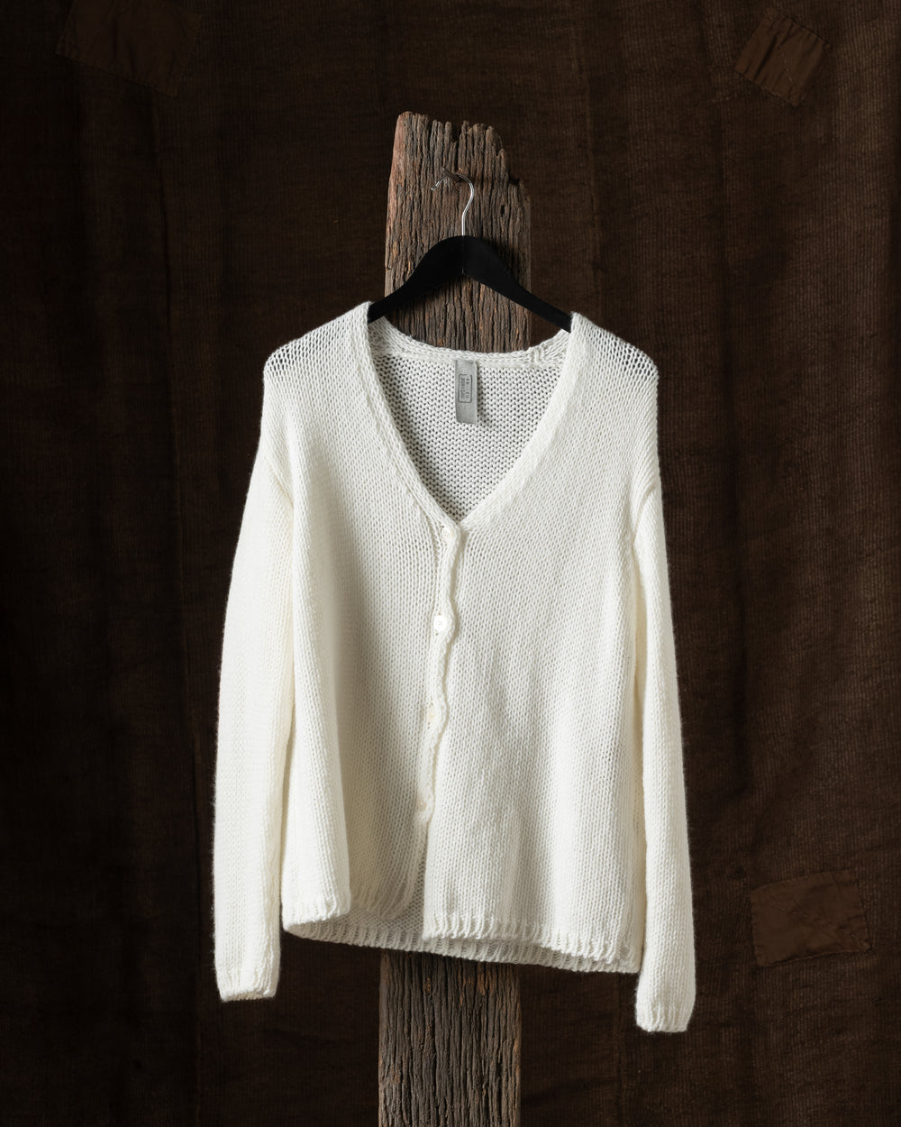 Cardigan Cashmere Knit White