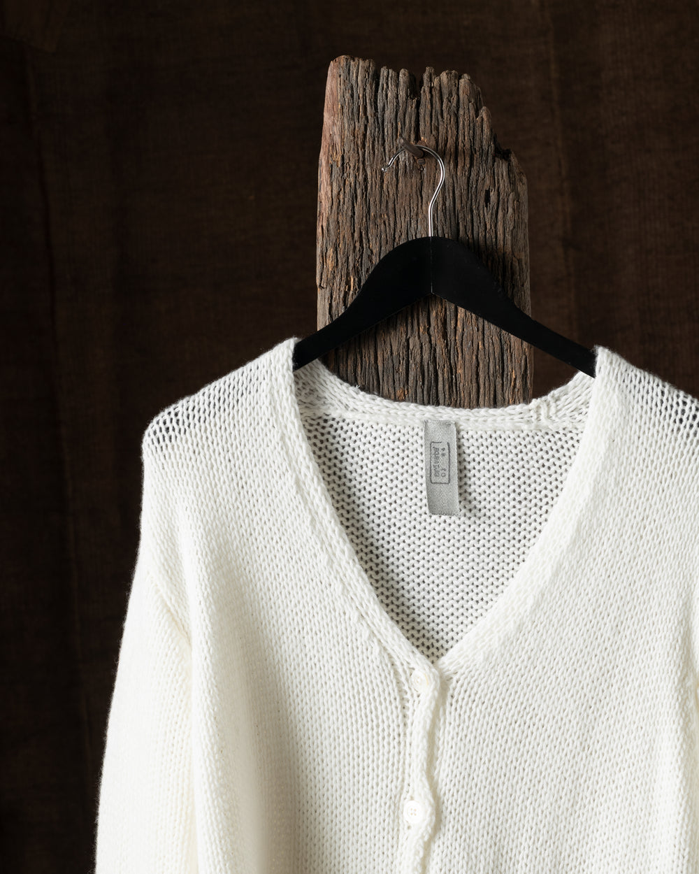 Cardigan Cashmere Knit White
