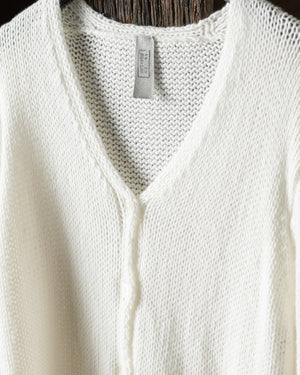 Cardigan Cashmere Knit White