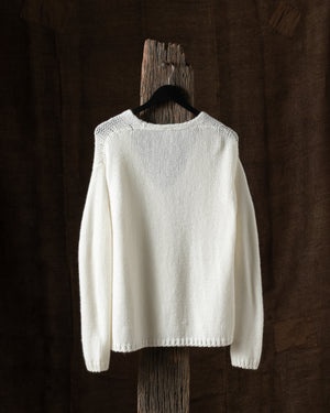 Cardigan Cashmere Knit White
