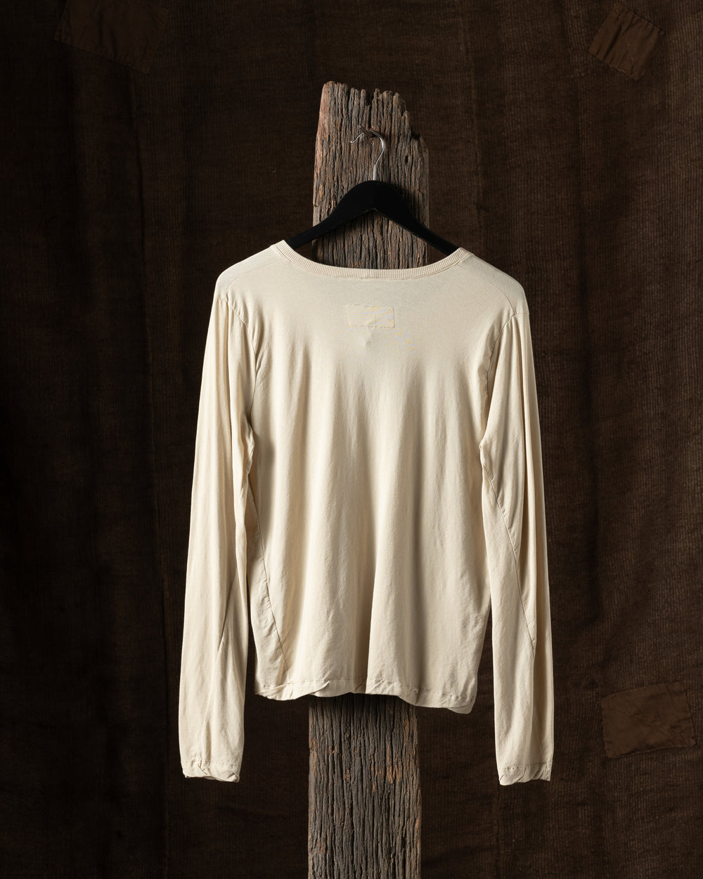 Fine Cotton LS Tee Shirt Latte