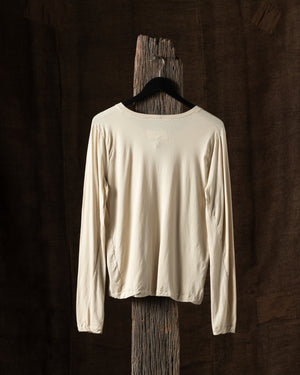 Fine Cotton LS Tee Shirt Latte