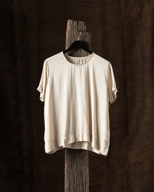 Blouse SS Silk Latte