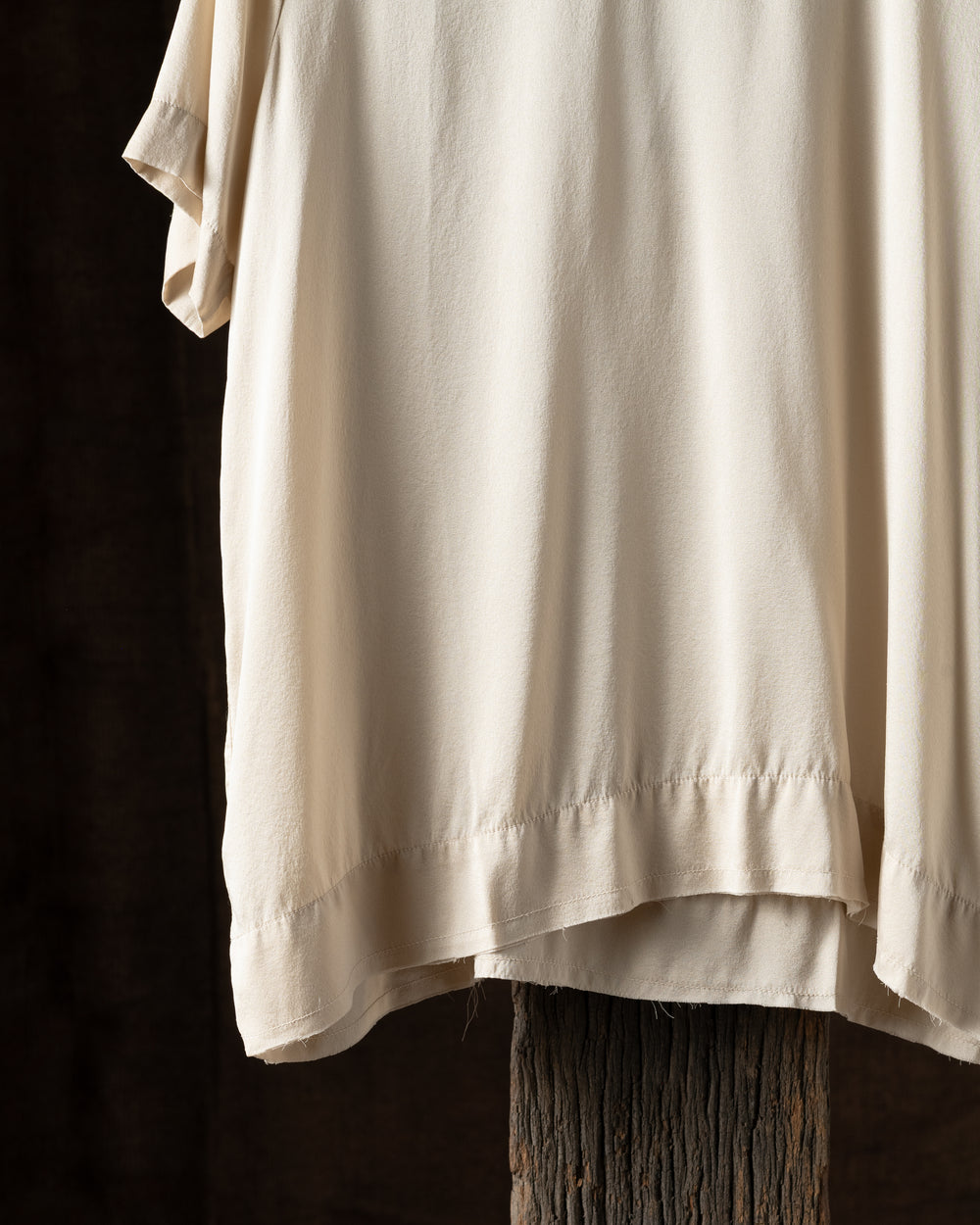 Blouse SS Silk Latte