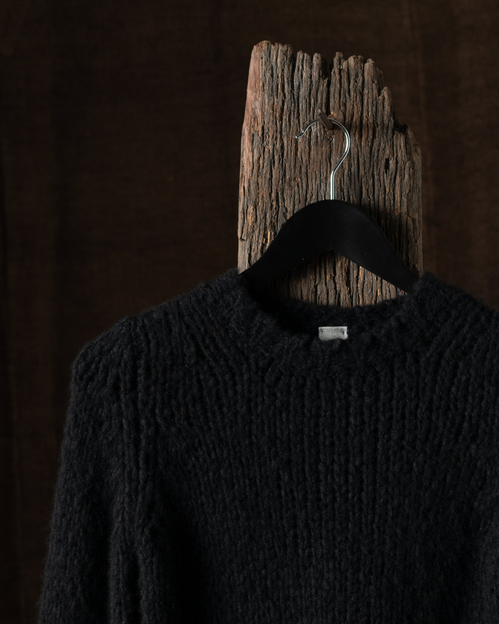 Sweater Knit Cashmere Black