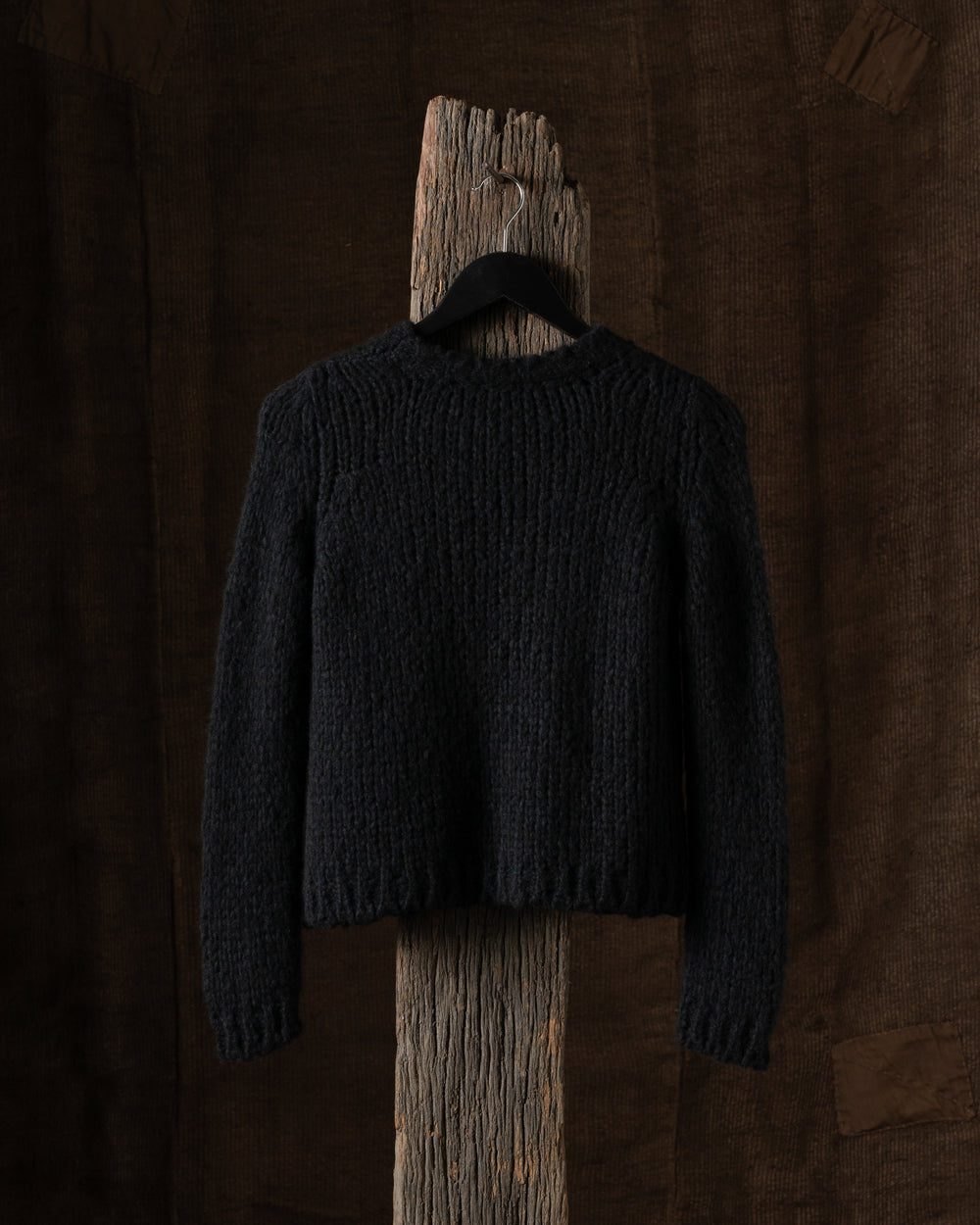 Sweater Knit Cashmere Black