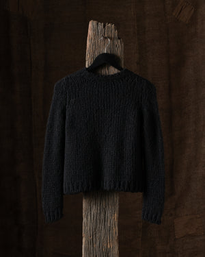 Sweater Knit Cashmere Black