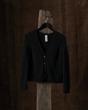 Cardigan Knit Cashmere Black