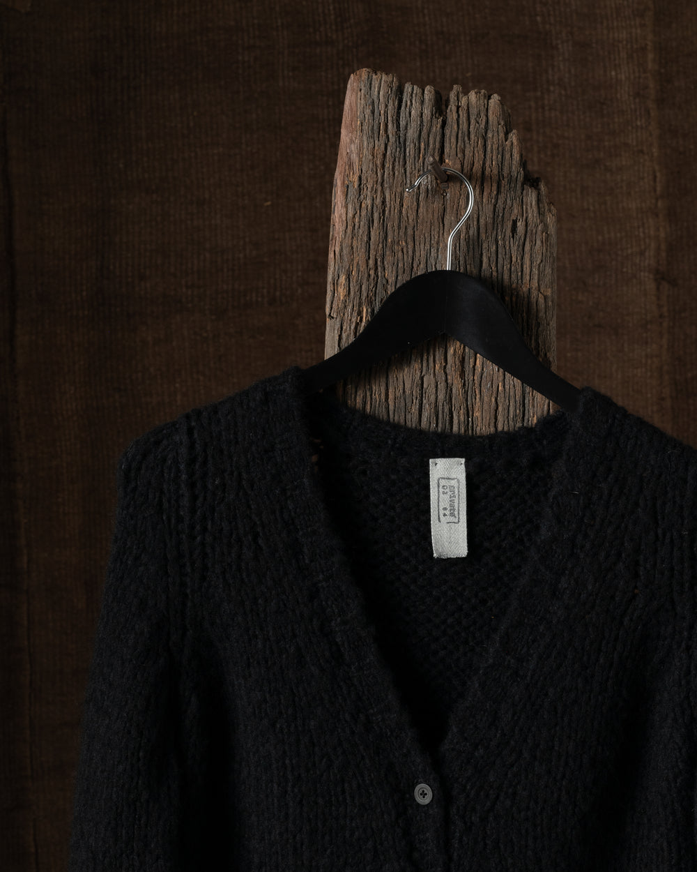 Cardigan Knit Cashmere Black