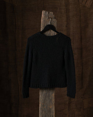 Cardigan Knit Cashmere Black
