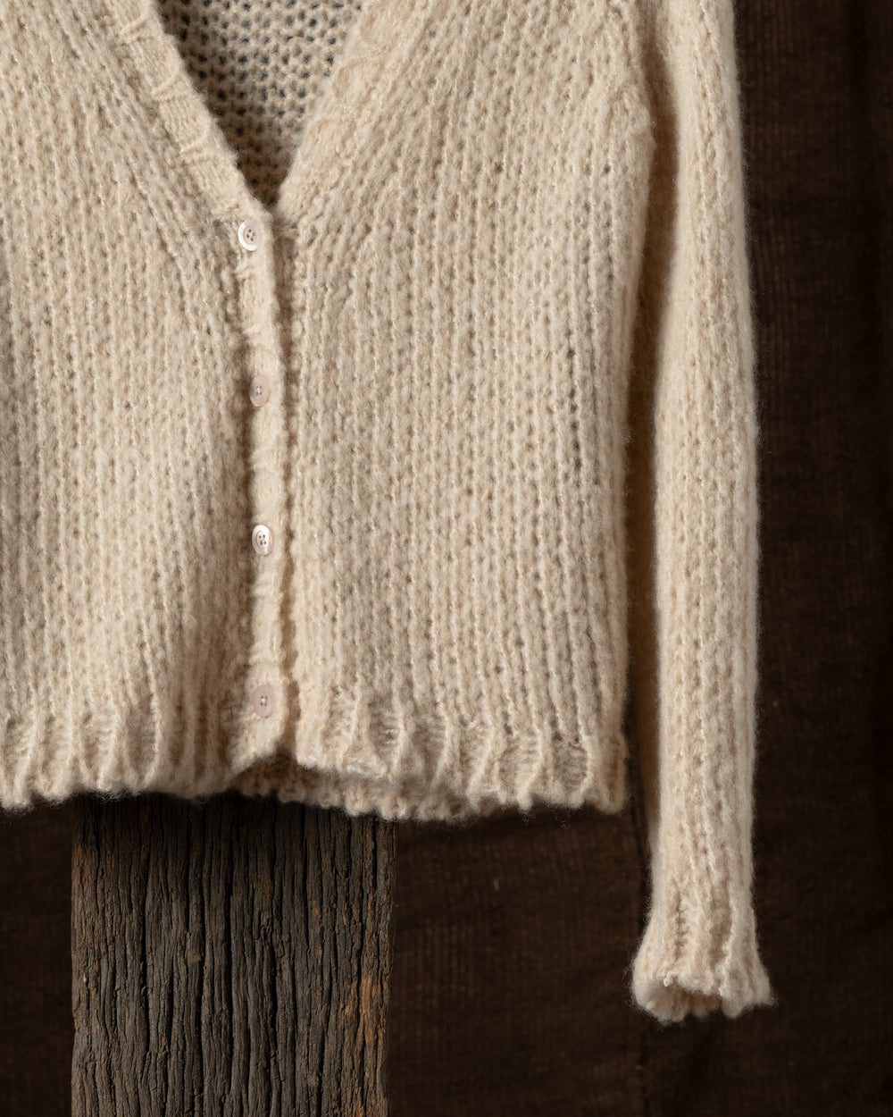 Cardigan Knit Cashmere Latte