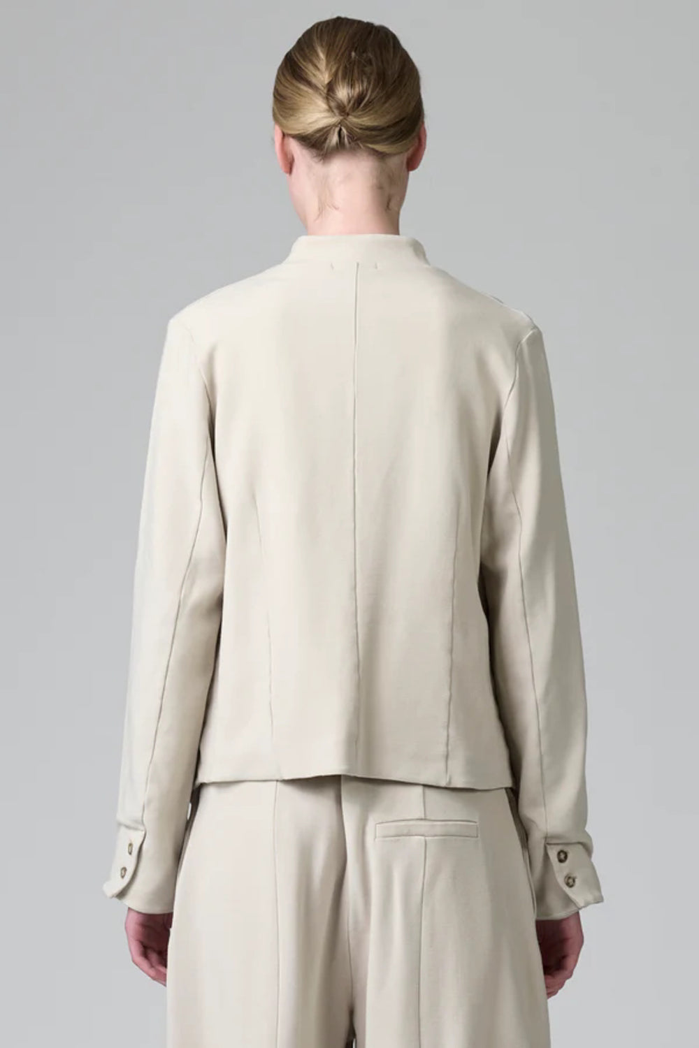 Wool Blend Jacket Chalk