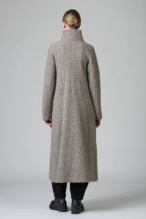 Virgin Wool Signature Coat Taupe