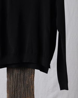 Crew Knit LS Black